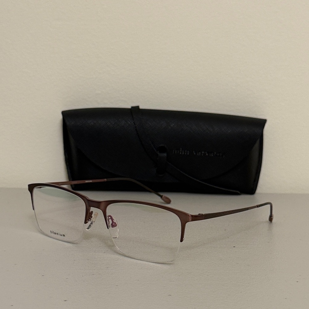 John Varvatos 154 Brown Glasses